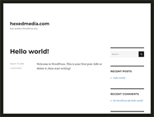 Tablet Screenshot of hexedmedia.com
